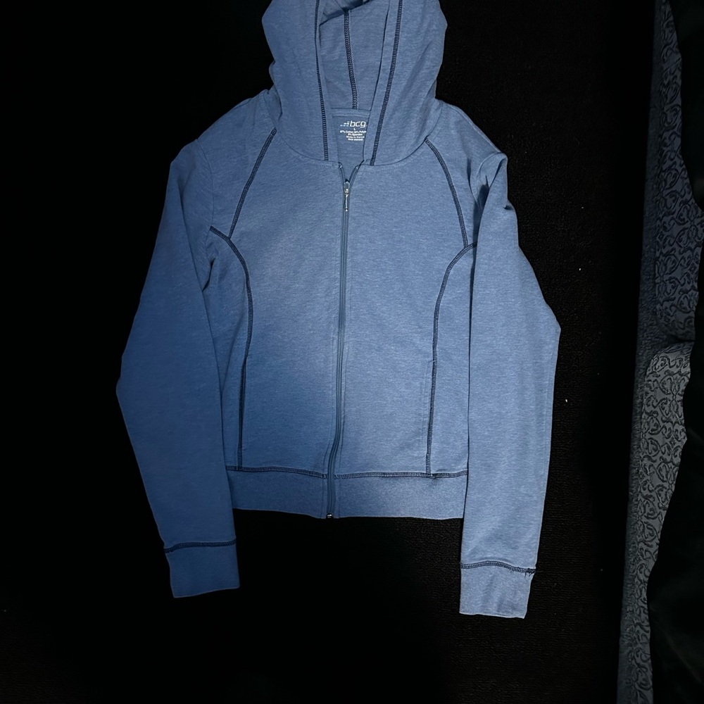 Blue Zip-Up Hoodie